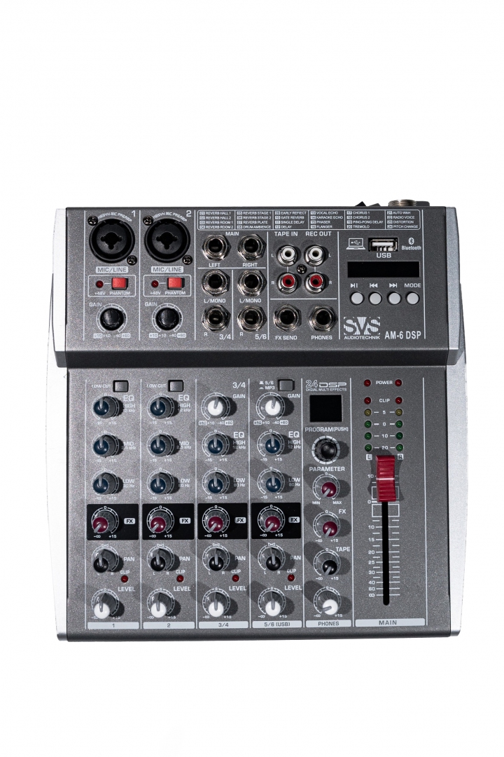 SVS Audiotechnik mixers AM-6 DSP Микшерный пульт аналоговый, 6-канальный SVS Audiotechnik mixers в Долгопрудном